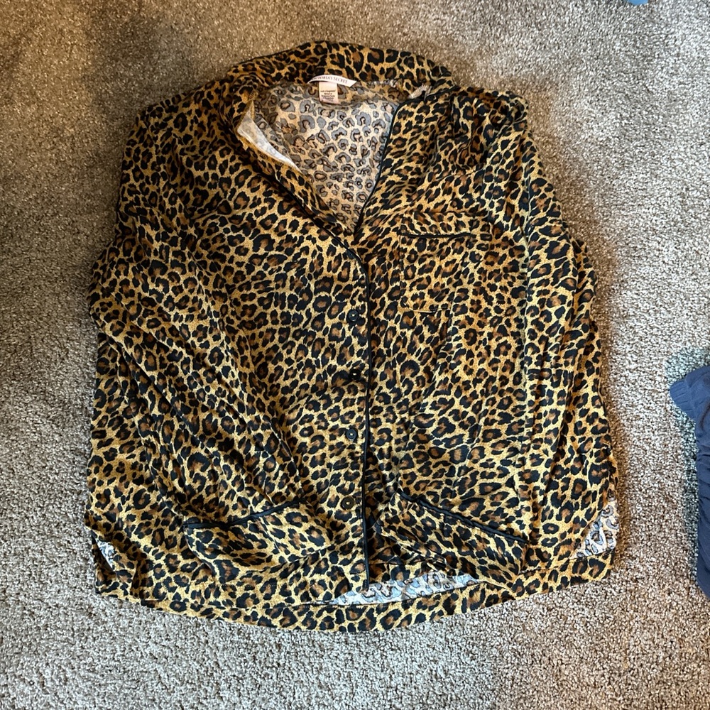 leopard pajama set